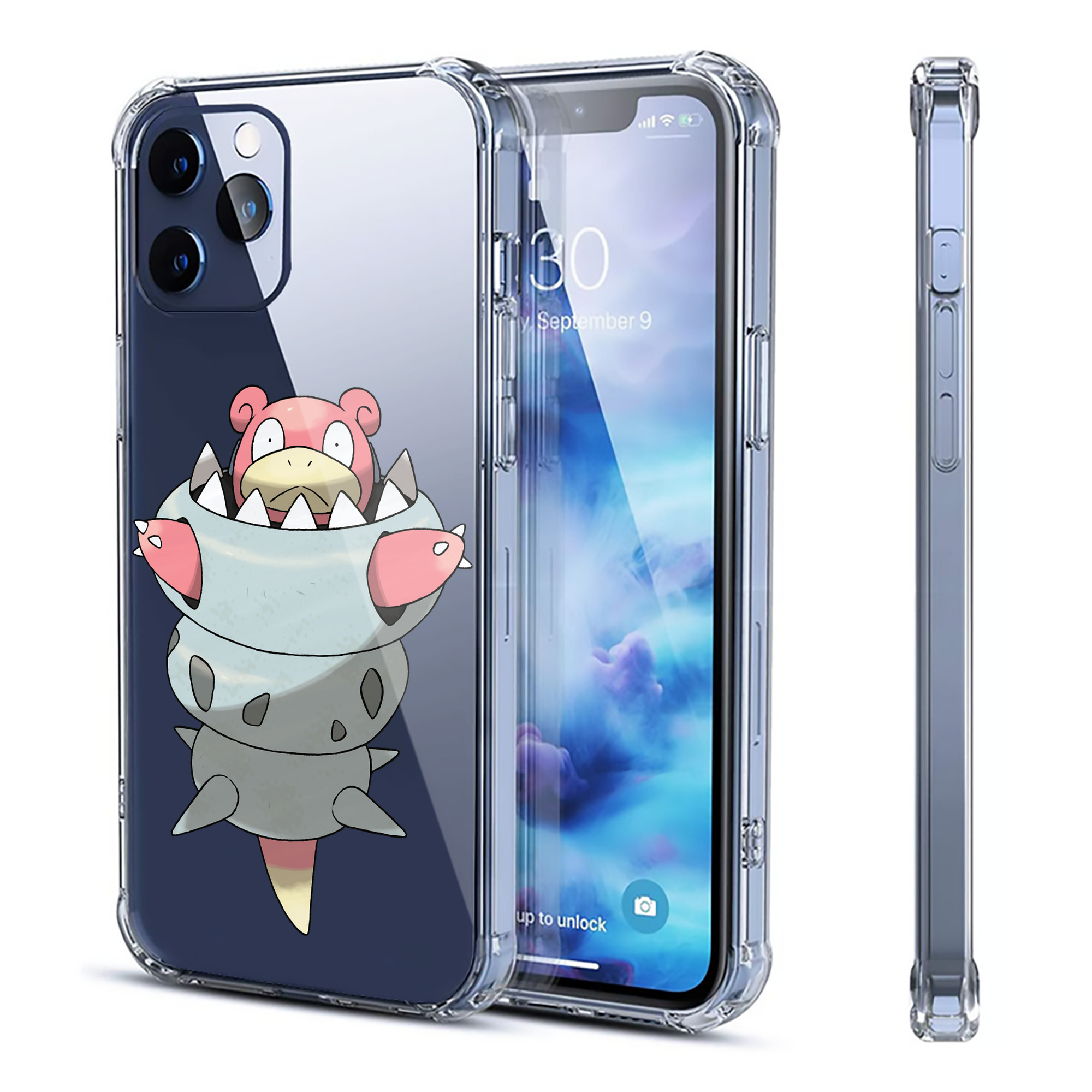 （画像用） ポケットモンスター Pokémon 【iPhone 12シリーズ対応】透明スマホケース（クリアソフトケース）